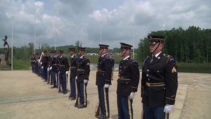 U.S. Army Drill team performs for the 2017 National Jamboree