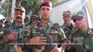 Operation Inherent Resolve 2017 British Forces train Peshmerga Forces on Military Operations