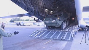 2d Cavalry Regiment Arrives in Tbilisi for exercise Noble Partner
