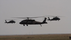 2-10 CAB Fly Blackhawks into Mihail Kogalniceanu, Romania B-roll