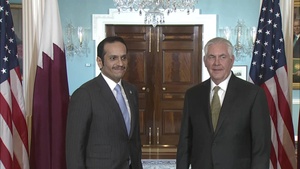 Secretary Tillerson meets with Qatari Foreign Affairs Minister Qatari Foreign Minister Sheikh Mohammed bin Abdulrahman Al Thani