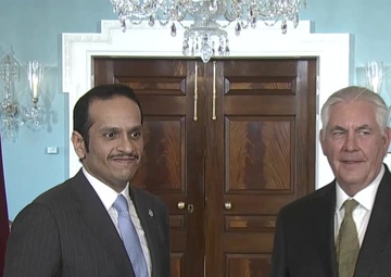 Secretary Tillerson meets with Qatari Foreign Affairs Minister Qatari Foreign Minister Sheikh Mohammed bin Abdulrahman Al Thani