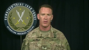 Inherent Resolve Spokesman Briefs Reporters