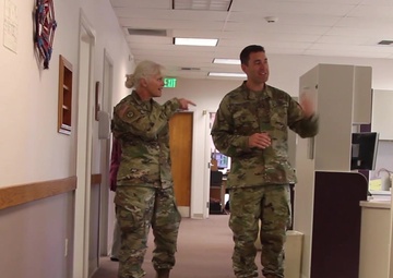 Maj. Gen. Mary Link visits an Innovative Readiness Training site in Covelo, CA