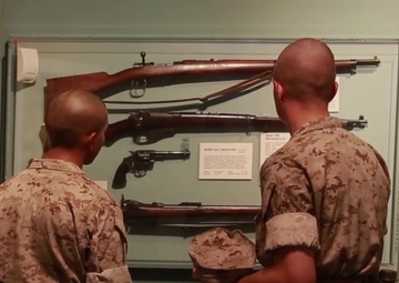 Parris Island Recruits Visit Marine Museum