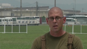 Iwakuni’s Headquarters and Headquarters Squadron throw down at field meet (Interview - Cain)
