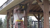 134th Civil Engineer Squadron build pavilion during DFT