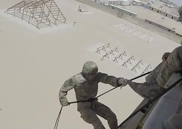 316th ESC rappels into Professional Development