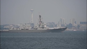 B-Roll of Seattle Seafair Parade of Ships 2017