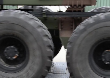 Heavy Expanded Mobility Tactical Truck Brake Test