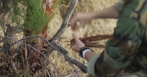 4k b-roll of SERE training