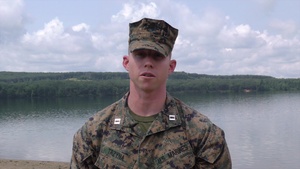 Marine 4th Reconnaissance wet jump