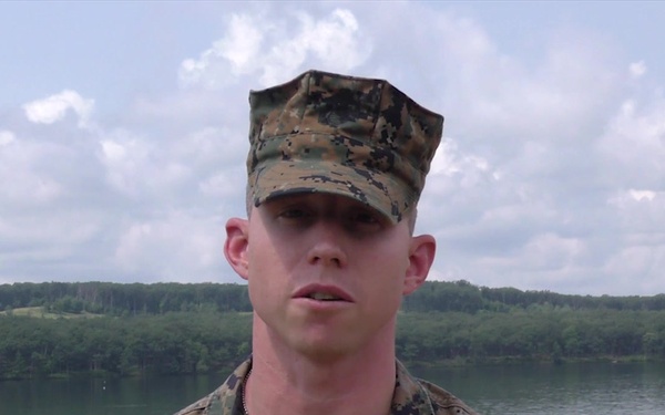 Marine 4th Reconnaissance wet jump