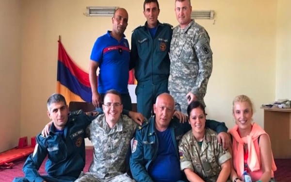 KSNG, British soldiers train firefighters in Armenia (3/3)