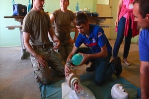 KSNG, British soldiers train firefighters in Armenia (1/3)