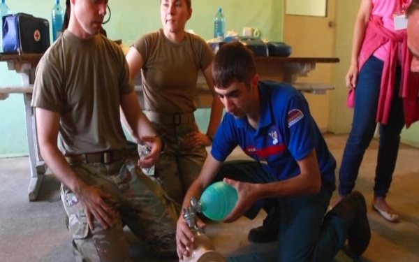KSNG, British soldiers train firefighters in Armenia (1/3)