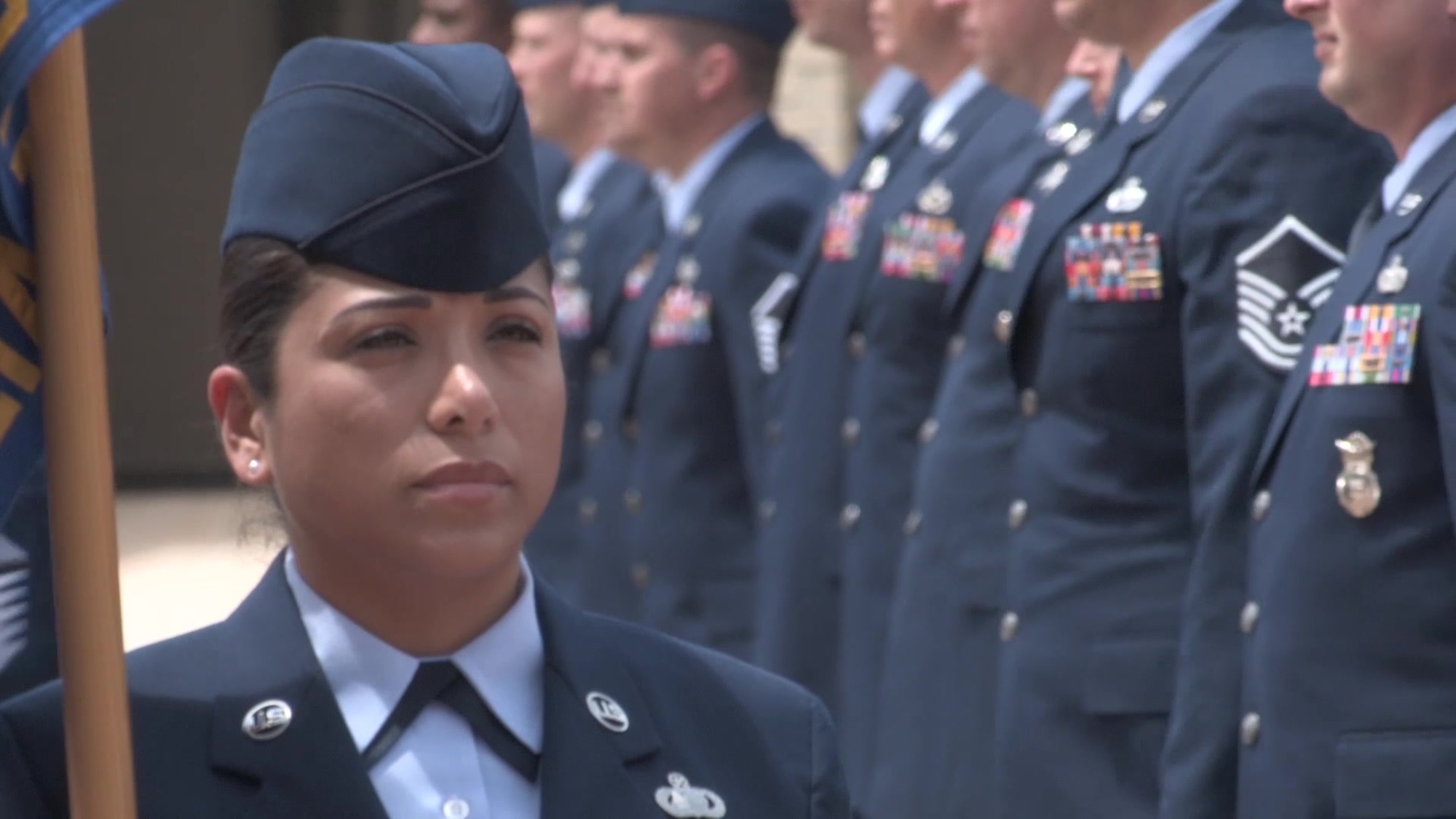 The Air Force Senior Noncommissioned Officer Academy (AFSNCOA) is the third level of enlisted PME. AFSNCOA prepares senior NCOs to lead the enlisted force in the employment of airpower in support of US national security objectives. This video highlights aspects of the course, and shows teamwork between sister service and international partners.