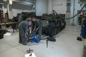 Expeditionary airfield systems technicians keep catching “birds” (B-Roll)