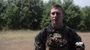 Serbian and Romanian Platoon Attack Exercise