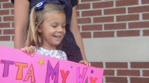 Family Welcomes Home Deployed 14th AS Airman