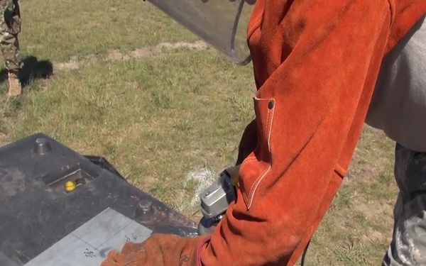 Soldiers From the Michigan National Guard's 1073rd Maintenance Company Conduct Allied Trades Operations