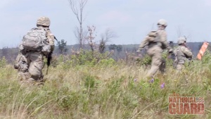 A Company, 1-125 Infantry Battalion participates in a company live fire exercise during Northern Strike 2017