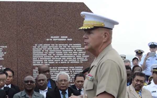 75th Annivesary of the Battle for Guadalcanal B-Roll