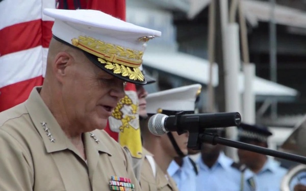 Solomon Scouts and Coastwatchers Memorial B-Roll