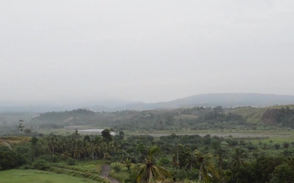 US Marine Raiders Monument atop Bloody Ridge B-Roll