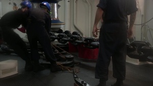 USS America Deck Department Works in Singapore