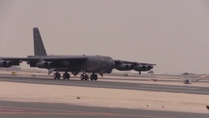 B-52 Stratofortress landing