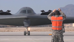 B-2 Spirit Stealth Bomber taxi b-roll