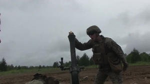Marines and Japanese Ground Self-Defense Force shoot mortars side-by-side