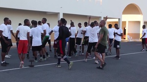 B-Roll: SPMAGTF-SC Marines conduct PT during Dominican Republic pilot course