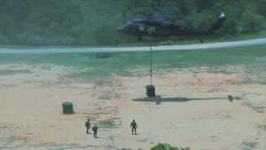US Army Aviation Battalion Japan Sling Loading Exercise