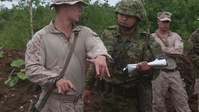 U.S. Marines, Japanese Ground-Self Defense Force conduct joint light armored vehicle assaults