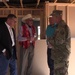 Military, Crow Leaders Tour Veteran Home Construction Site