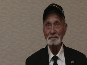 WWII Marine veteran returns ancestral flag to Japanese family (Interview - Strombo)
