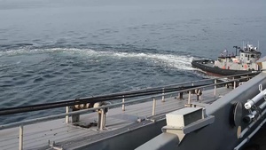 Stennis Departs Puget Sound