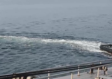 Stennis Departs Puget Sound