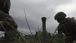 Lava Dogs work with Japanese Ground Self-Defense Force to send mortars through the sky
