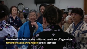 Americans dance with Japanese locals to honor ancestors