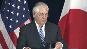 Mattis, Tillerson Hold News Conference With Japanese Counterparts