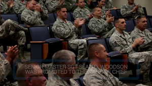 Historic Promotion to Chief Master Sergeant