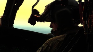 Night Operations Training - Arkansas Guardsmen in Flight