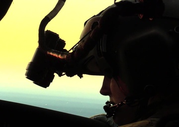Night Operations Training - Arkansas Guardsmen in Flight