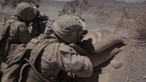 Melting pot: Marines with 1/1 and 2nd AAB conduct integrated live-fire range