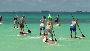 Diego Garcia Paddle Board Competition