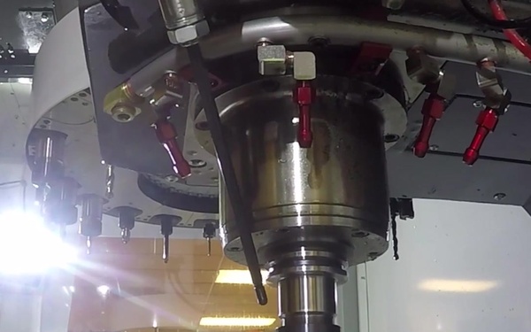 Haas VF-4 CNC Mill Time Lapse
