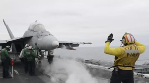 USS Theodore Roosevelt conducts flight ops